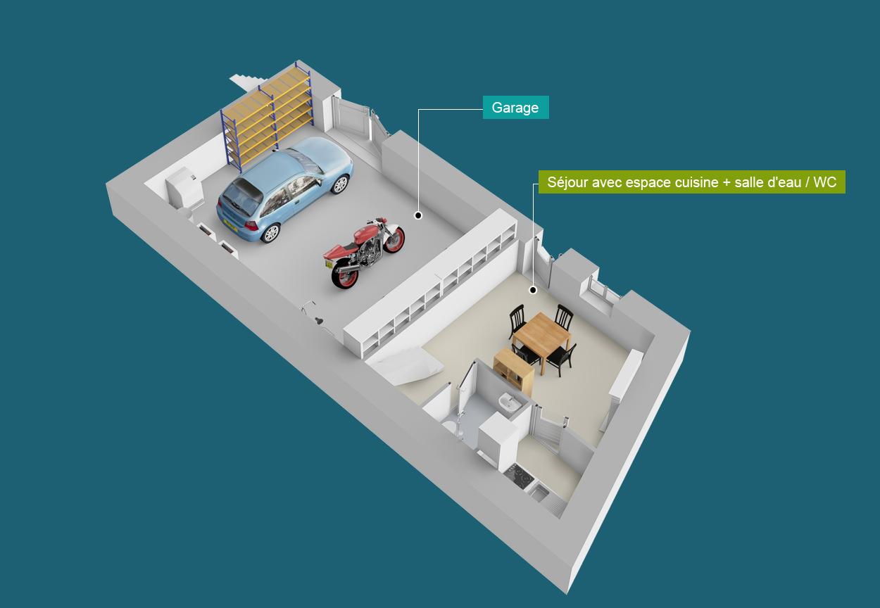 Plan RDC Maison d'amis